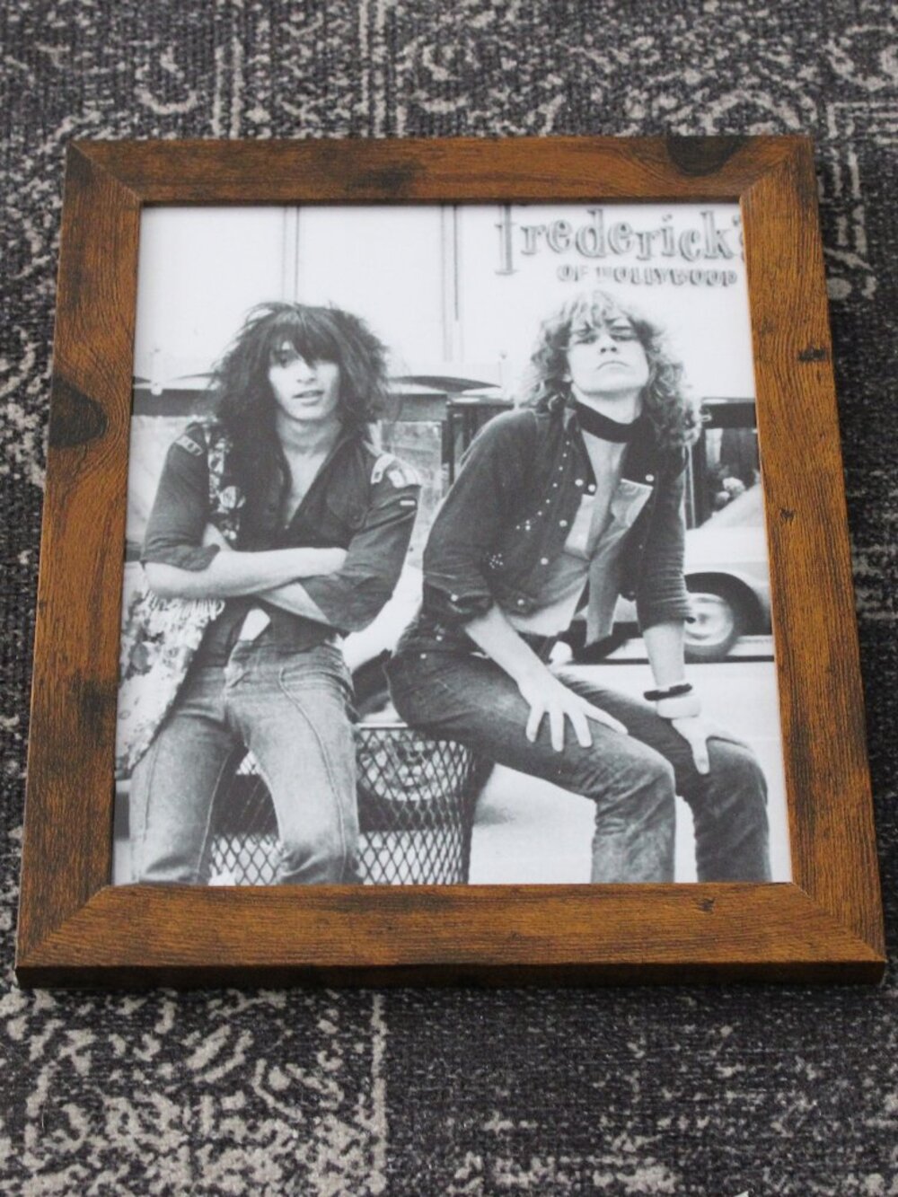 Framed New York Dolls Johnny Thunders David Johansen Photo Print 8x10